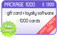 Software + 1000 cards + 1000 cards free!
