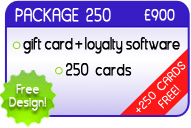 Software + 250 cards + 250 cards free!